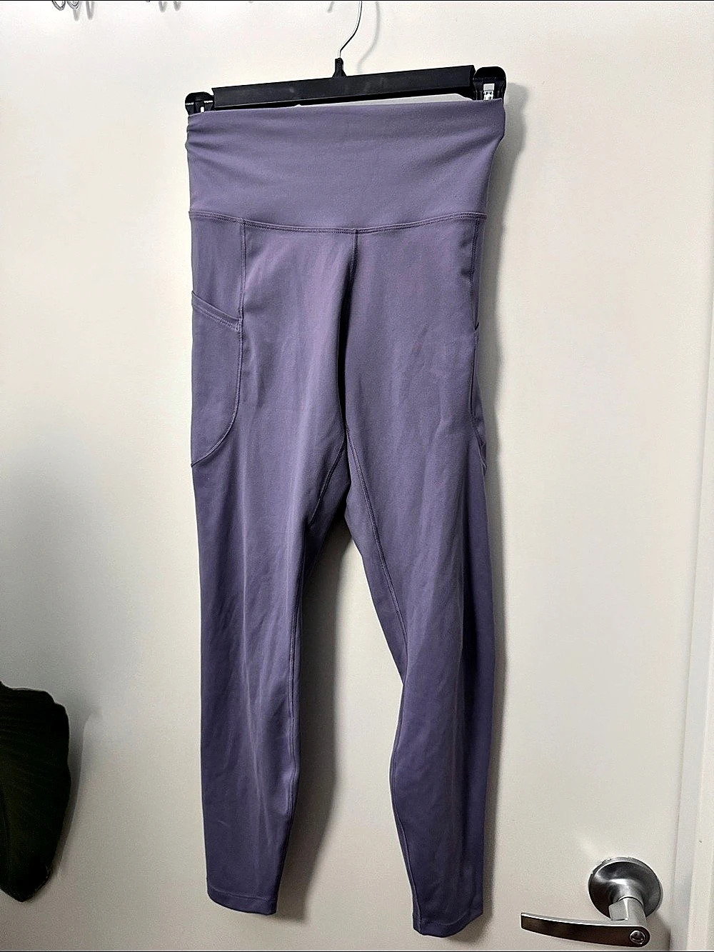 Nike One Dri-FIT Leggings with Pockets Purple Medium